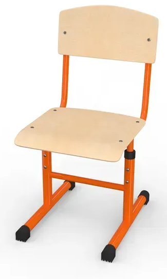 Стілець учнівський Т2 кругла труба №4-6 МФ Вересень